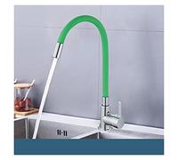 Gel di silice Nose Cucina Lavello Rubinetto multiplo Disponibile Disponibile Calda Acqua fredda Miscelatore Acqua Rubinetto qualsiasi direzione montata a terra rotante(Groen)