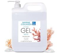 Gel Doccia Collagene Triplo Azione: Detergente Viso, Corpo e Capelli. Effetto Rassodante e Anti-età. Cura per la Pelle Atopica, Sensibile e Secca - 2000 ml