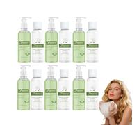 Gel doccia e shampoo al gelsomino - Bagnoschiuma e shampoo nutrienti con schiuma ricca, per tutti i tipi di pelle e capelli, profumo naturale di lunga durata, per la doccia quotidiana (6 set)