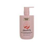 Gel doccia esfoliante delicato alla fragola della torta di formaggio per la bellezza delle ragazze adolescenti