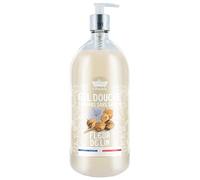 Gel doccia Fleur de Lin 1L - Les Petits Bains de Provence - idratante e delicato per pelle e capelli, per tutti i tipi di pelle, senza parabeni, dermatologicamente testato