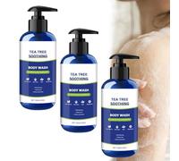 Gel doccia naturale al Tea Tree, con olio di Tea Tree e Aloe Vera, detergente delicato e deodorante, rinfresca e purifica i pori, riduce i cattivi odori