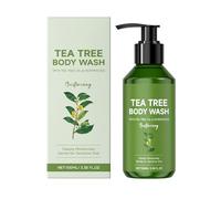 Gel doccia naturale all'albero del tè - 100 ml per una pulizia profonda, controllo degli odori e idratazione | Pulizia delicata con olio di tea tree, rinfrescante e nutriente (1)