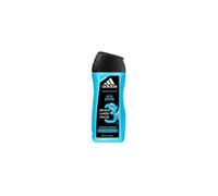 Gel doccia rinfrescante per corpo e capelli Adidas Ice Dive Marine Extract 250 ml/8,4 once