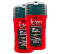 Gel Doccia Shampoo, RIGENERANTE, Odour Block Complex, Azione Potenziata, ESSENCE POWER 250ml (2 Flaconi)