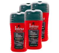 Gel Doccia Shampoo, RIGENERANTE, Odour Block Complex, Azione Potenziata, ESSENCE POWER 250ml (4 Flaconi)