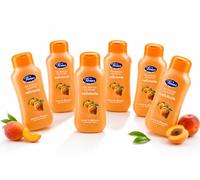 Gel Doccia Vellutante Pesca & Albicocca - Bagnodoccia Profumato con Estratti Naturali, Pelle Morbida e Vellutata, Detergente Delicato per Uso Quotidiano - 6 Unita da 250ml