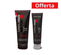 Gel dopobarba uomo Simplyman 75ml + Crema anti age response cream 50 ml Saldi