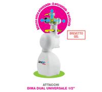 Dosatore polifosfati Filtro anticalcare caldaia Gel Zerocal Pro Dima 1/2" DUAL