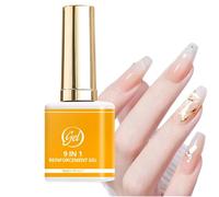 Gel E Colla Per Unghie - 9 Funzioni In 1 Colla Per Unghie Da 15 Ml - Gel per Manicure a Lunga Durata - Per Casa Salone Donne Feste Vacanze Quotidiano Formale Casual Cosplay Performance