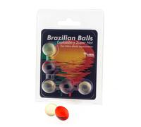 Gel Eccitante Effetto Caldo Taloka Sfere Brasiliane - 5 Pz