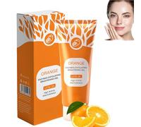 Gel esfoliante all'arancia con enzimi naturali 100g- Scrub viso e corpo per pulizia profonda, idratante e delicato, rimuove le cellule morte, rivitalizza la pelle, pulizia dei pori (Orange-1PC)