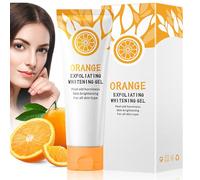 Gel Esfoliante Arancione, Naturale Gel Esfoliante per Viso e Corpo, per La Pulizia Profonda Del Poro per Esfoliare il Viso, Riduce le Rughe ed Elimina le Macchie Scure, Raffinante per i Pori, 50g