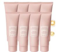 Gel esfoliante enzimi, gel morbido scrub, pulisce delicatamente sporco e oli, peeling viso idratante profondo, per tutti i tipi di pelle, può essere utilizzato su viso e corpo (8 pezzi)
