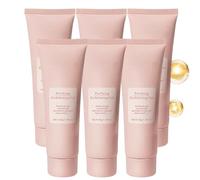 Gel esfoliante enzimi, gel morbido scrub, pulisce delicatamente sporco e oli, peeling viso idratante profondo per tutti i tipi di pelle, può essere utilizzato su viso e corpo (6 pezzi)