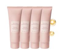 Gel esfoliante enzimi, gel morbido scrub, pulisce delicatamente sporco e oli, peeling viso idratante profondo, per tutti i tipi di pelle, può essere utilizzato su viso e corpo (4 pezzi)