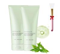 Gel Esfoliante,Gel Scrub Esfoliante Viso E Corpo Per Pulizia Profonda,Scrub Esfoliante Delicato, Idrata La Pelle Liscia, Adatto Per Tutti I Tipi Di Pelle (2 pezzi, Stessa dimensione)