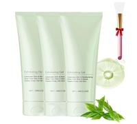 Gel Esfoliante,Gel Scrub Esfoliante Viso E Corpo Per Pulizia Profonda,Scrub Esfoliante Delicato, Idrata La Pelle Liscia, Adatto Per Tutti I Tipi Di Pelle (3 pezzi, Stessa dimensione)