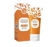Gel esfoliante per enzimi arancioni, pulizia profonda, idratante per viso, viso e corpo, organico per tutti i tipi di pelle liscia, 50 g