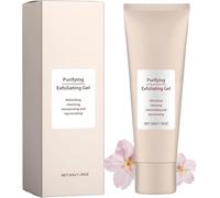Gel esfoliante purificante, gel esfoliante viso e corpo, detergente profondo e idratante, formula delicata per rivelare la bellezza naturale senza sforzo, per tutti i tipi di pelle