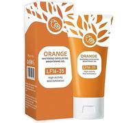 Gel esfoliato per il viso, arancione, gel esfoliante per il viso, per la pulizia profonda del poro per esfoliare il, 100 g