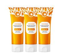 Gel esfoliato per il viso arancione, gel esfoliante per il viso, per la pulizia profonda del poro per esfoliazione esfoliante, 100 g per la pelle del viso (3)