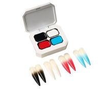 Gel fine della pittura di glitter, smalto francese del gel di Ombre per le unghie del pigmento Pat Aura, forniture per manicure di fai da te