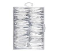 Gel Formine Per Unghie,Trasparenti Assortiti E Resistente Alle Crepe | Forme Per Punta Unghie In Gel | Per Uso In Casa E Salon Uso Quotidiano Principianti Donne Madri Fidanzate