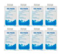 Gel Ice Pack, Cooling Vest Insert, Reusable Sheet, 4-Pack, Long-Lasting Cold Retention, Flexible Freezable Design, Summer Cooler Accessory for Running Outdoor Work Beach Fishing Food Transport