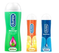 Gel Lubrificanti Gel Massaggio Aloe Vera & 2 Gel Piacere per Lei e per Lui