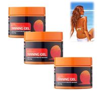 Gel luccichio con abbronzatura intensiva di bronzo bronzo di bro-nzo, gel di auto -abbronzatura intenso pelle, g.el di abbron-zatura flexehag, g-el di crema abbronzante naturale (3pcs)