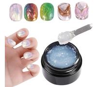 Gel Modellante per Unghie, Gel Trasparente a Lunga Durata per Ricostruzione, Adesivo Effetto Naturale per Artisti Appassionati Professionisti Stilisti Donne