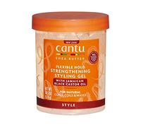 Cantu Shea Butter Maximum Hold Strengthening Styling Gel con Jamaican Black Castor Oil 18.5 oz