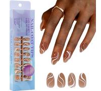 Gel morbido unghie punte colorate premere sulle unghie 300 pezzi 3 in 1 x punte per cappotto punta preapplicata primer base coat 1 passo unghie finte