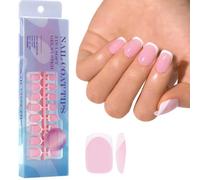 Gel morbido Unghie Suggerimenti Colorati Press Su Unghie 300pcs 3 in 1 X Cappotto Suggerimenti Primer Base 1 Passo False Morbido Gel Unghie Quadrate Mandorla