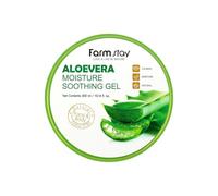Gel Multifunzionale FarmStay Con Aloe Vera Naturale Per Il Sollievo Di Viso, Pelle, Capelli E Scottature 300 ml Sud Corea