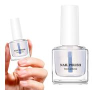 Gel Nail - Clear Nail | Nails Varnish, Base Coat And No Wipe Top Coat Set, 2 × 10 ml Shine Finish And Long Lasting, Cruelty Free,Veğan, Soak-Off UV LED Nails Lamp Gel Base Top Coats