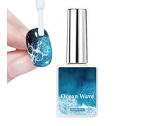 Gel Nail Color Asciugatura Rapida Onde Mare Strumenti Manicure | Colore per Fai da Te per Donna Ragazza Salotto Festa Appuntamento Matrimonio Photoshoot Compleanno