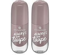 GEL NAIL COLOUR esmalte de uñas #37-always on taupe 8 ml (Confezione da 2)