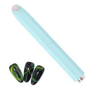 Gel Nail Magnet Lightweight, Ergonomic Fingernail Decoration Aid, Strong Magnetic Nail Tool, Magnet Stick with Easy Grip, Metal Handle, Art Accessories with Quick Application