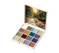 Gel Nail Polish Palette, 16-Color Cream Nail Gel Polish, Manicure Palette Solid Gel Polish, Solid Gel Nail Polish, Tiny Solid Nail Gel Polish Glue for Professional Manicure Results at Home