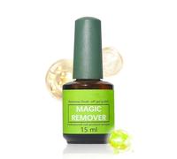 Gel Nail Remover Solution, Fast Acting Polish Dissolver, 15ml Manicure Cleaner, 3.15 Inches Easy Soak-Off Formula for Women, Girls, ists, Beauty Salon, Professional Use