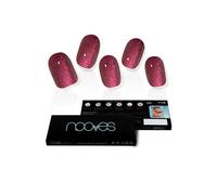 Gel Nails Ruby Claret Premium Nº Glam Glitter 20 Un