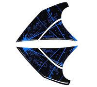 Paraserbatoio laterale adesivo in gel per la protezione della verniciatura del serbatoio della moto, fluorescente, 3D, universale