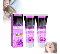 Gel Orgasmico Veloce Intenso, Gel Orgasmico Veloce Oli Sessuali Femminili, Potenziatore dell'Eccitazione Sensuale per le Donne, Crema per il Miglioramento dell'Intimità (2PCS)