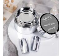 Gel paint silver per pittura metallica, 5ml, smalto per unghie in metallo dipinto, 3D in metallo dipinto, lucidante per unghie, fai da te, manicure creative, per vernice, colore argento