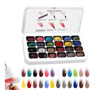 Gel Pat per Unghie Set di Strumenti 24 Colori Adatti ai Principianti e