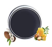 Gel per barba, balsamo per baffi, balsamo idratante per capelli e pelle, ammorbidente compatto per la cura quotidiana a casa, o regalo di famiglia