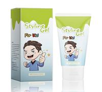 Gel per capelli per bambini, 100 g, gel naturale e di lunga durata, per lo styling dei bambini, gel naturale per la finitura dei capelli, per tutti i tipi di ricci, casa, scuola, spettacoli sul