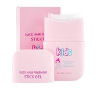 Gel per capelli per bambini - Bastone di finitura styling | Cera styling 80ml | Crema anti- , Bastone per capelli ribelli, parrucche, panini, acconciature